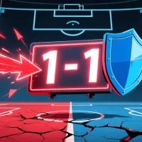 为什么很多足球比赛最后会踢成 1-1文章封面