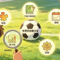 世界杯前瞻文章到底应该怎么看？附前瞻质量评分表文章封面